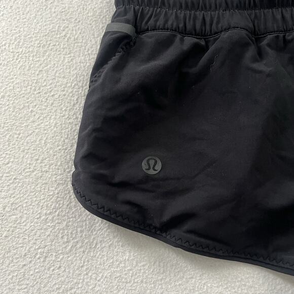 Lululemon Women Surf Short II Mini Ripple White Seal Grey Black Reversible 4 - Picture 7 of 8